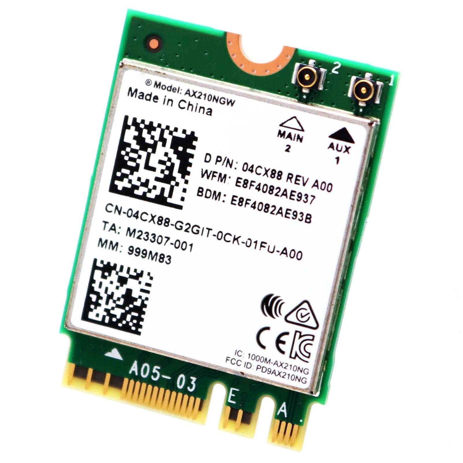 WIFI DELL M.2 - INTEL, AX210 4CX88 89572936 WIFI DELL M.2 - INTEL, AX210 4CX88 89572936